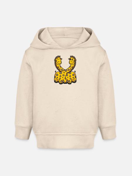 Giraffen Giraffe - Baby Organic Hoodie Baby Cruiser von Stanley/Stella - Natur
