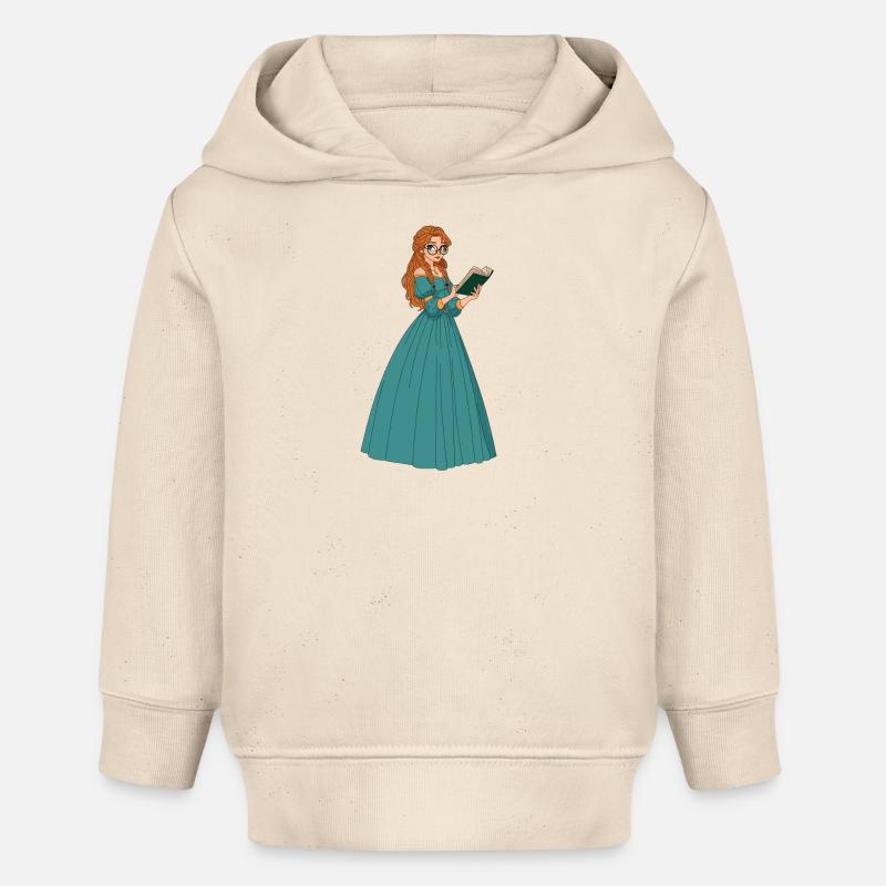 Princess Tiwen - Sweat à capuche bébé bio Stanley/Stella - écru doux