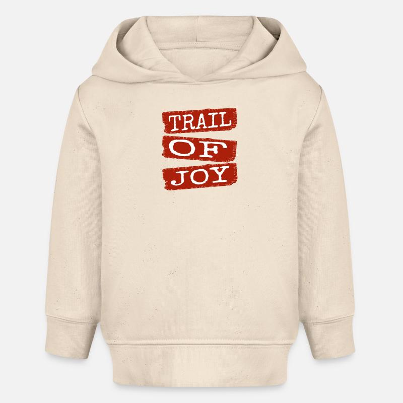 Dictons d’état d’ béat Aventures à vélo - Sweat à capuche bébé bio Stanley/Stella - écru doux