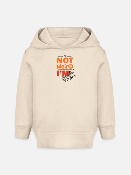Nicht komisch, ich bin bold Farbverlauf - Baby Organic Hoodie Baby Cruiser von Stanley/Stella - Natur