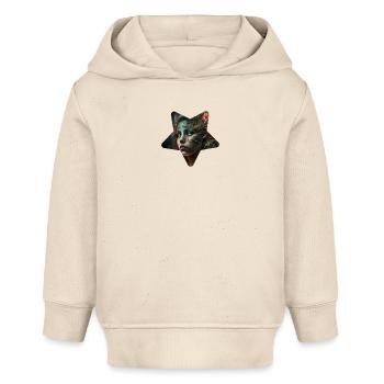 My Design - Sweat à capuche bébé bio Stanley/Stella - écru doux - Devant
