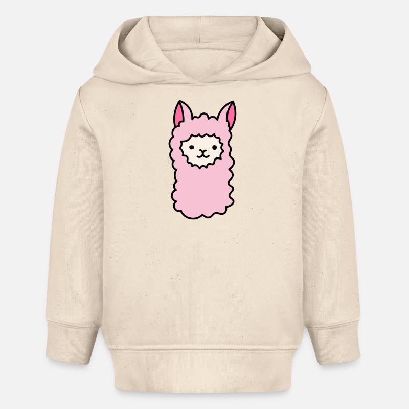 Ramalama - Sweat à capuche bébé bio Stanley/Stella - écru doux