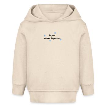 Papas kleiner Superstar - Baby Organic Hoodie Baby Cruiser von Stanley/Stella - Natur - Vorne
