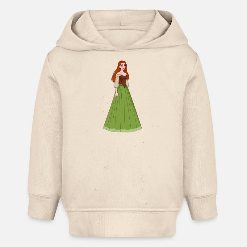 Amanda - Sweat à capuche bébé bio Stanley/Stella - écru doux