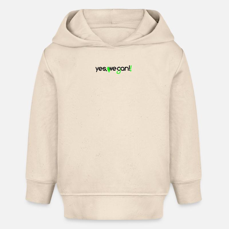yes vegan - Sweat à capuche bébé bio Stanley/Stella - écru doux