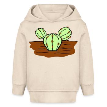 Kaktus Stacheln Wüste Kakteengewächs Cool Kakteen - Baby Organic Hoodie Baby Cruiser von Stanley/Stella - Natur - Vorne