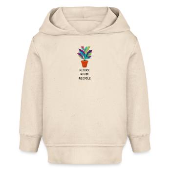 Reduce Reuse Recycle Klima retten - Baby Organic Hoodie Baby Cruiser von Stanley/Stella - Natur - Vorne