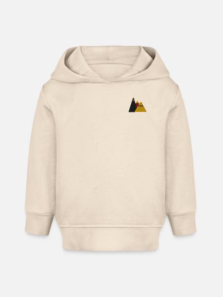 Mountains - Baby Organic Hoodie Baby Cruiser von Stanley/Stella - Natur