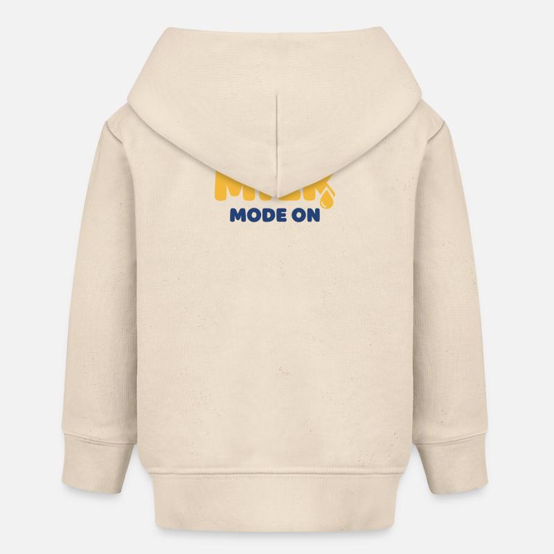 Mode Lait Actif - Sweat à capuche bébé bio Stanley/Stella - écru doux