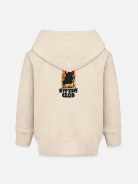 Unholy Halloween Kitten Club - Baby Organic Hoodie Baby Cruiser von Stanley/Stella - Natur