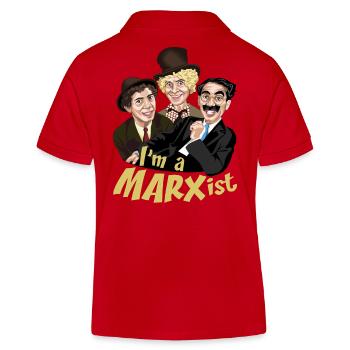 Je suis un marxiste - Polo enfant bio Stanley/Stella - rouge - Dos