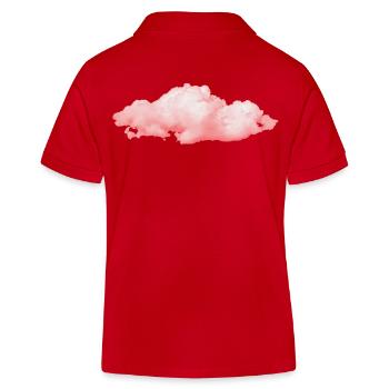 nuage moelleux rosé - Polo enfant bio Stanley/Stella - rouge - Dos