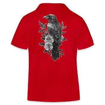 Corbeau - Polo enfant bio Stanley/Stella - rouge - Dos
