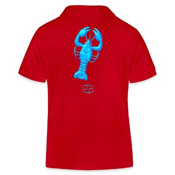 Cancer - Polo enfant bio Stanley/Stella - rouge - Dos
