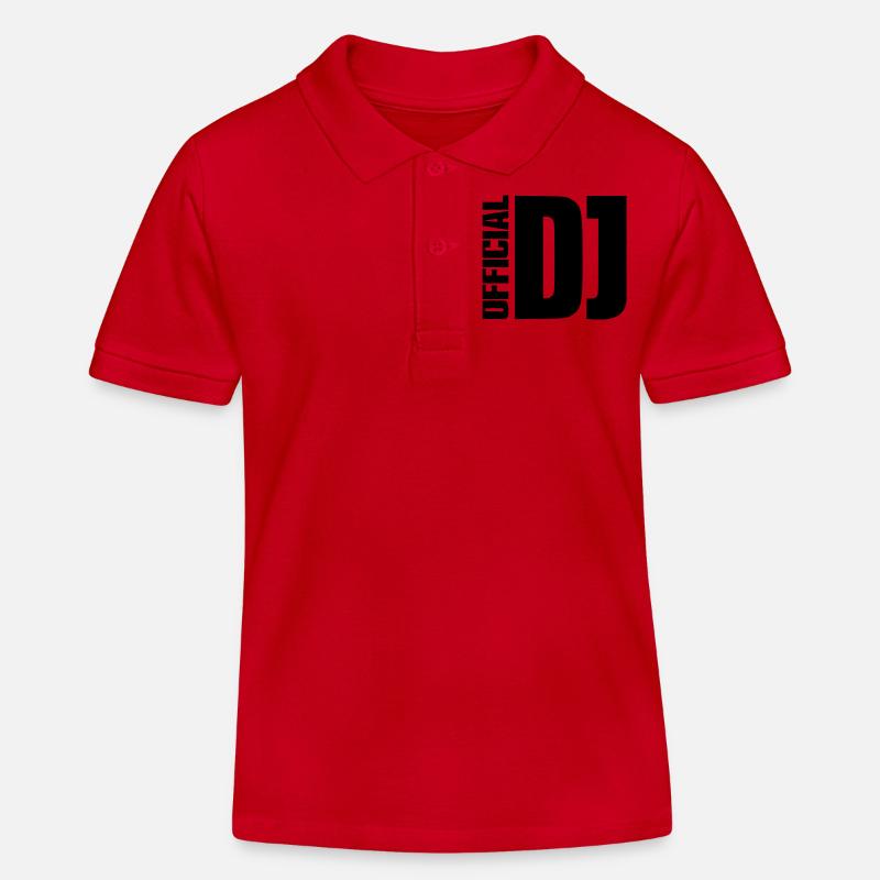DJ - Polo enfant bio Stanley/Stella - rouge