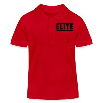 elite_f1 - Polo enfant bio Stanley/Stella - rouge - Devant