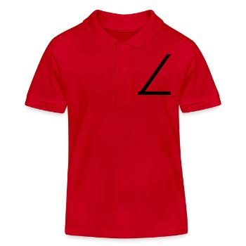 ceinture de sécurité - Polo enfant bio Stanley/Stella - rouge - Devant