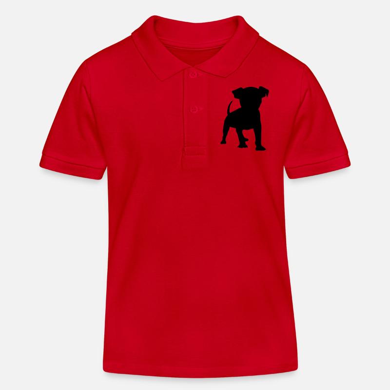 chihuahua - Polo enfant bio Stanley/Stella - rouge
