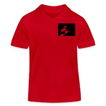Schweisser bei der Arbeit - Kinder Organic Poloshirt Mini Sprinter von Stanley/Stella - Rot - Vorne