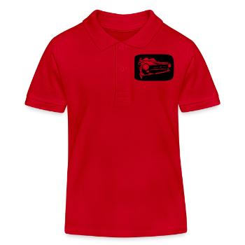 car - Polo enfant bio Stanley/Stella - rouge - Devant