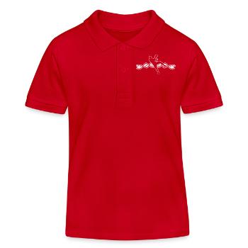 Handball Joueur de handball Équipe de handball Fan de handball - Polo enfant bio Stanley/Stella - rouge - Devant