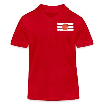 Japan - Kids Organic Polo Shirt by Stanley/Stella - red - Front