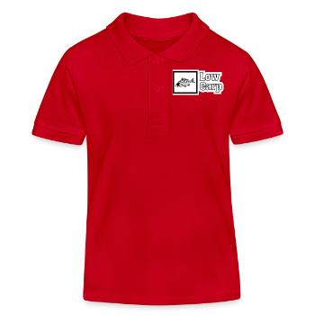 Chasseurs de carpes basses Carphunters Carp Carp Angler - Polo enfant bio Stanley/Stella - rouge - Devant