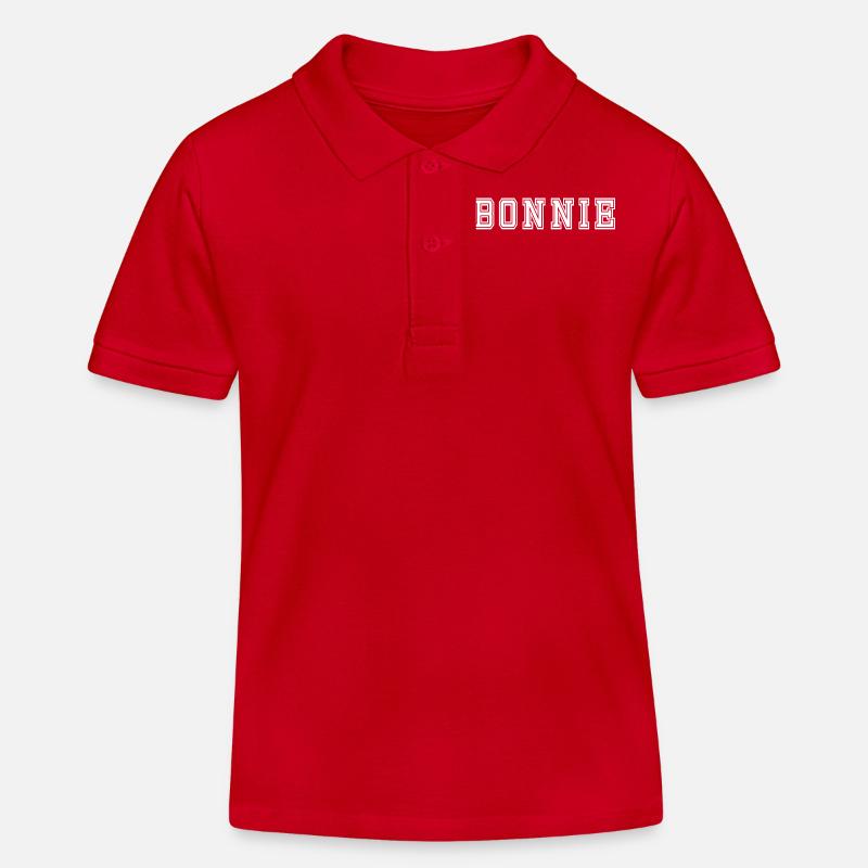 no name - Kinder Organic Poloshirt Mini Sprinter von Stanley/Stella - Rot