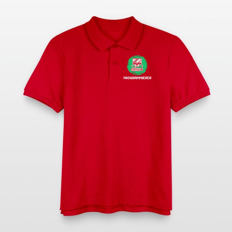 Computer Freak Scripting Developer Programmer Kids Organic Polo Shirt by Stanley/Stella