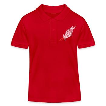 Dragon's Breath - Kids Organic Polo Shirt by Stanley/Stella - red - Front