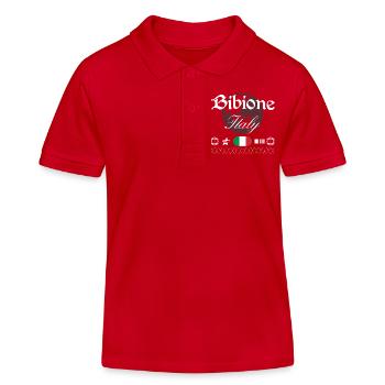 Bibione Italie Streetwear Souvenir de voyage - Polo enfant bio Stanley/Stella - rouge - Devant