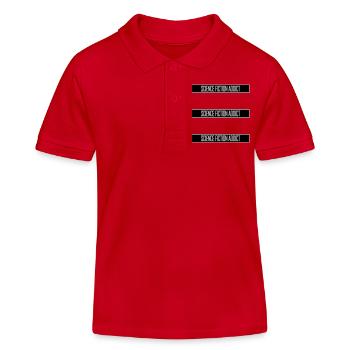 Science Fiction Addict Sci Fi Liebhaber Zitat Text - Kinder Organic Poloshirt Mini Sprinter von Stanley/Stella - Rot - Vorne
