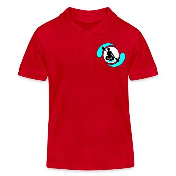 Kayak - Polo enfant bio Stanley/Stella - rouge - Devant