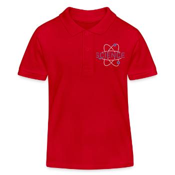 Déclaration scientifique : Déclaration sur l’éducation des nerds - Polo enfant bio Stanley/Stella - rouge - Devant