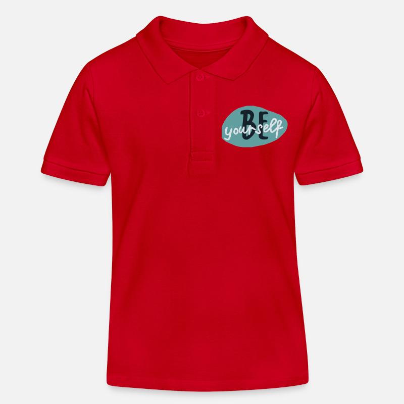 Sei du selbst - Kinder Organic Poloshirt Mini Sprinter von Stanley/Stella - Rot
