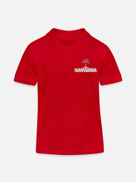Havanna Havanna - Kinder Organic Poloshirt Mini Sprinter von Stanley/Stella - Rot