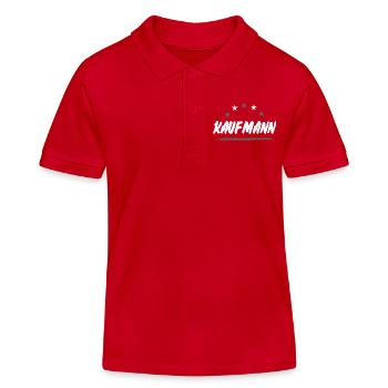 Kaufmann Beruf - Kinder Organic Poloshirt Mini Sprinter von Stanley/Stella - Rot - Vorne