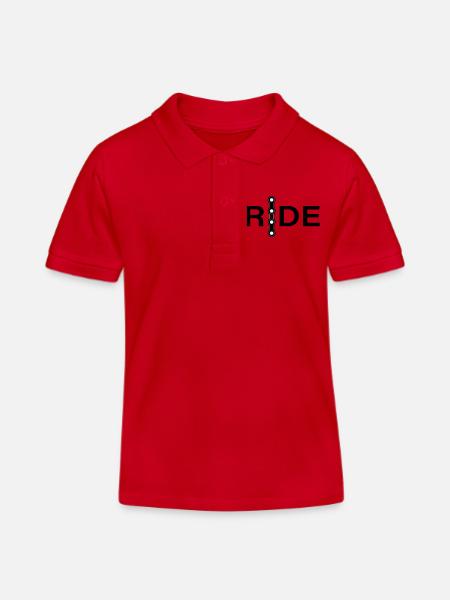 Conception minimale des chaînes - Polo enfant bio Stanley/Stella - rouge