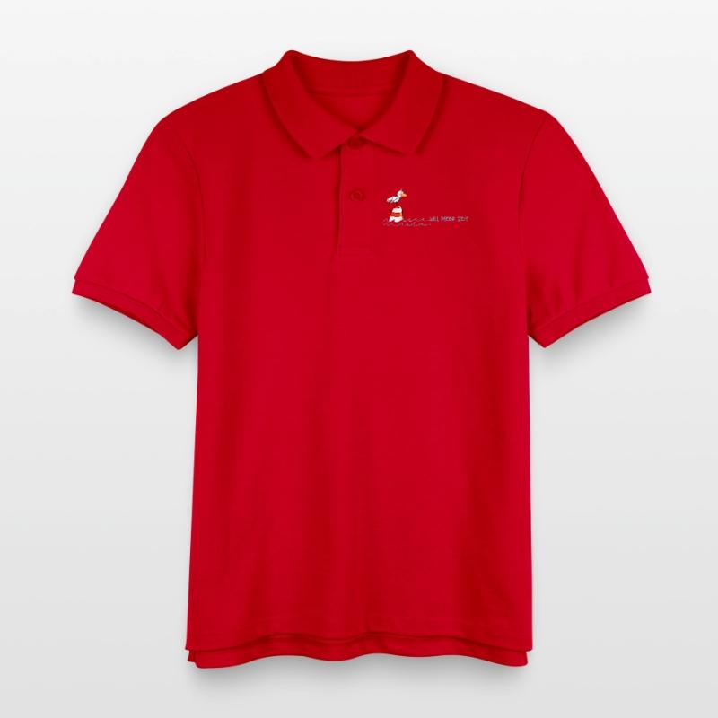 Drollige Möwe Will Meer Zeit Kinder Organic Poloshirt Mini Sprinter von Stanley/Stella