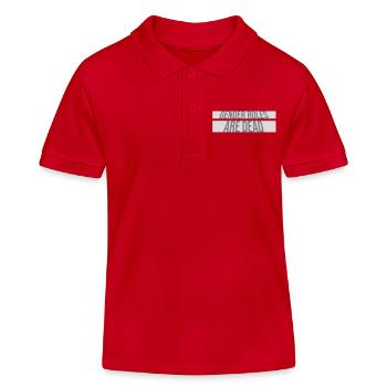 Gender Roles Are Dead Statement Freedom Saying - Kids Organic Polo Shirt by Stanley/Stella - red - Front
