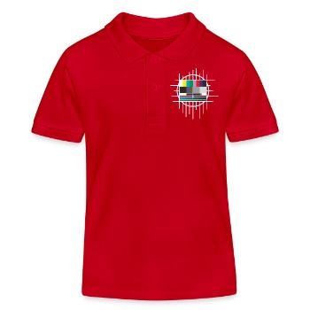 testbild - Kinder Organic Poloshirt Mini Sprinter von Stanley/Stella - Rot - Vorne