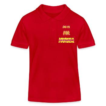 Fais-le étoile - Polo enfant bio Stanley/Stella - rouge - Devant