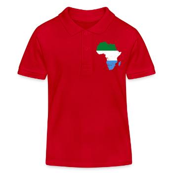Sierra_Leone_Flagge_Afrika_used - Polo enfant bio Stanley/Stella - rouge - Devant