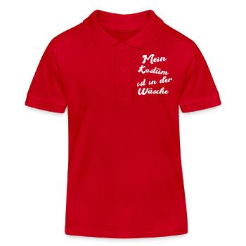 Lingerie Fantaisie - Polo enfant bio Stanley/Stella - rouge - Devant