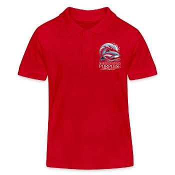 Faire sensation sur Porsouin Porsouse en disant - Polo enfant bio Stanley/Stella - rouge - Devant