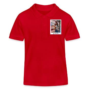 J'ai du jus - Polo enfant bio Stanley/Stella - rouge - Devant
