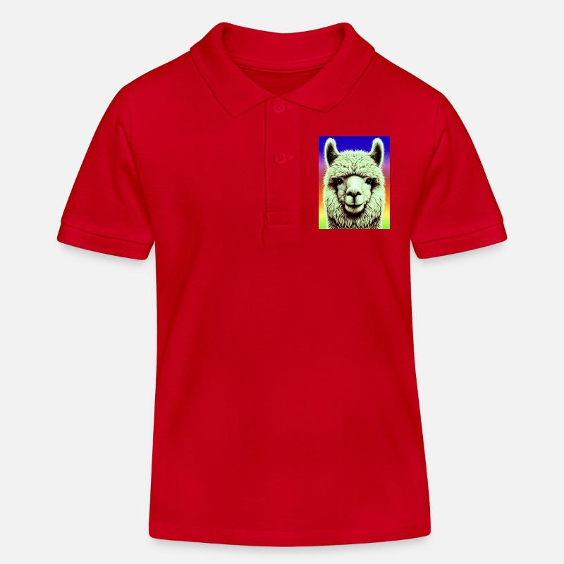 Alpaga - Polo enfant bio Stanley/Stella - rouge