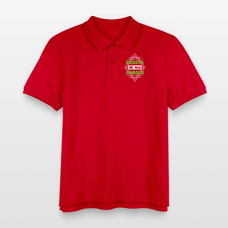 Developer Statement Code Skripting Webentwickler Kinder Organic Poloshirt Mini Sprinter von Stanley/Stella