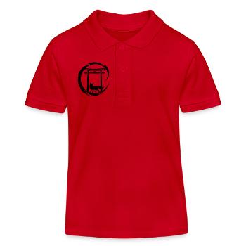 FoxSchreinJapan - Kinder Organic Poloshirt Mini Sprinter von Stanley/Stella - Rot - Vorne