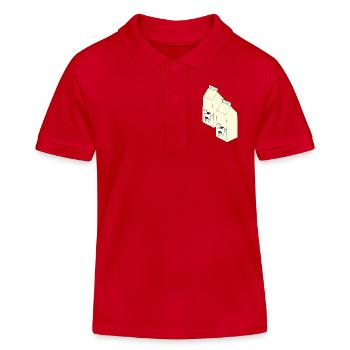 lait tetrapack - Polo enfant bio Stanley/Stella - rouge - Devant